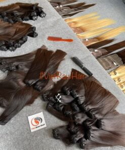 Liso Sedoso Extremos Marrones Cabello Tejido big-order-cabello-liso-sedoso-punta-castaño-y-rubio