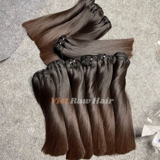 silky straight hair brown tip bundles 12 inches