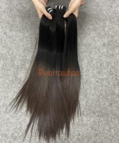 Liso Sedoso Extremos Marrones Cabello Tejido Extensiones de cabello de trama de punta marrón de cabello donante