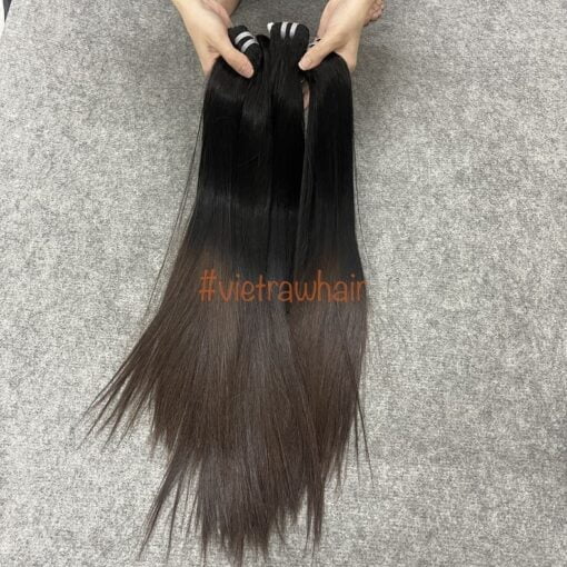 weft hair brown tip vietrawhair