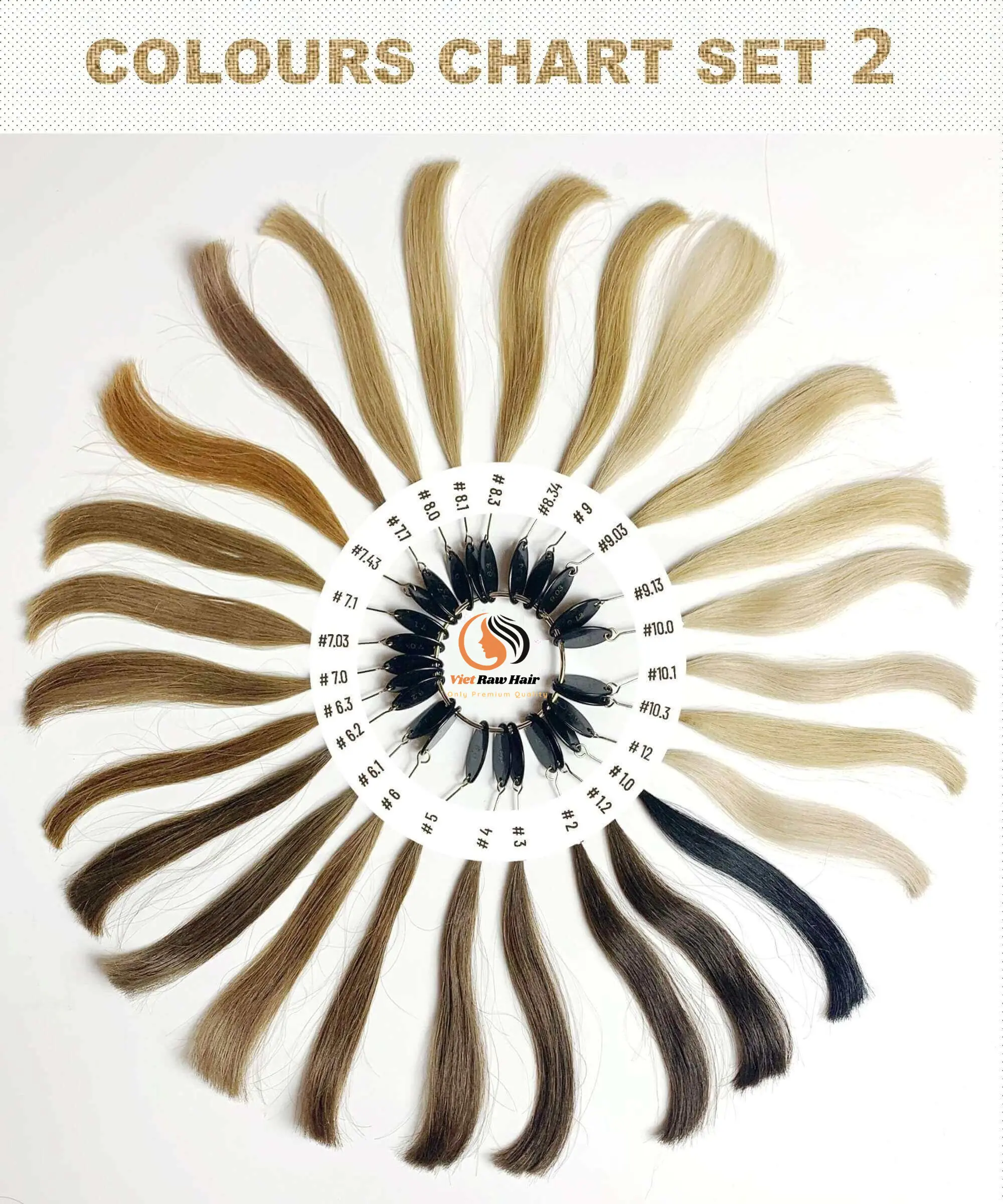 vietrawhair colours chart set 2