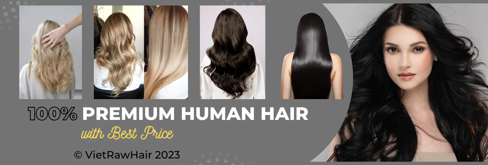 Viet Raw Hair Single Donor - Vietnamese Raw Hair | Wholesale Human Hair Extensions Vietnam | Natural single donor hair Vietnam www.vietrawhairs.com banner 01