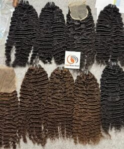 Burmese Curly Machine Weft burmese curly natural color and light brown color