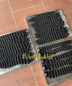 feixes de trama de textura ondulada profunda com secagem ao ar