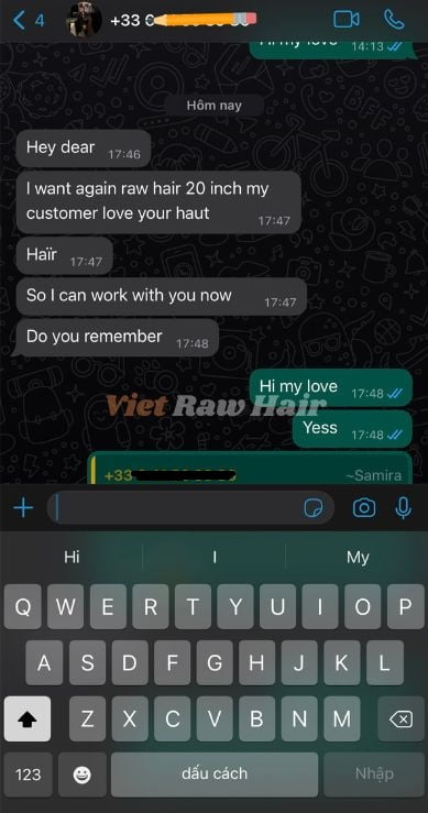 france customer feedback hair extension messages vietrawhair 6