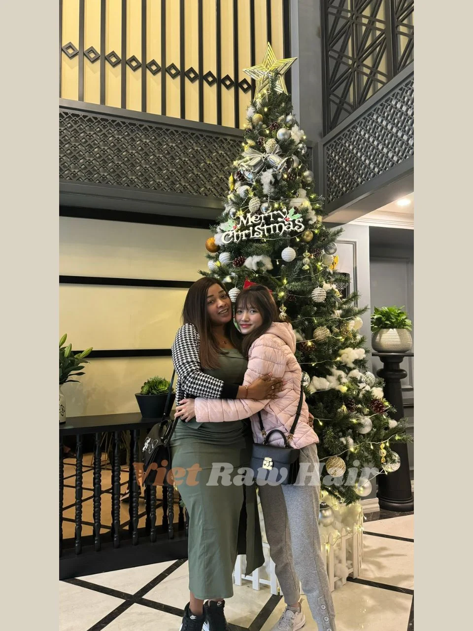 ivory coast customer visit viet raw hair factory 3