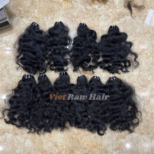 raw cambodian wavy weft hair luxury 1