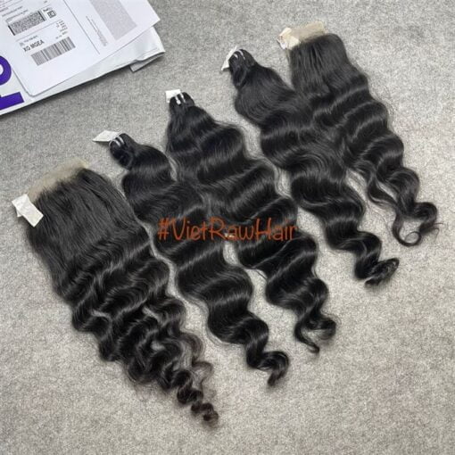 vietnamese loose wave hair bundle double drawn 26 inches