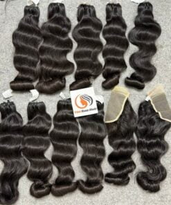 vietnamien-ondulé-rebondissant-trame-cheveux-noir-couleur-1