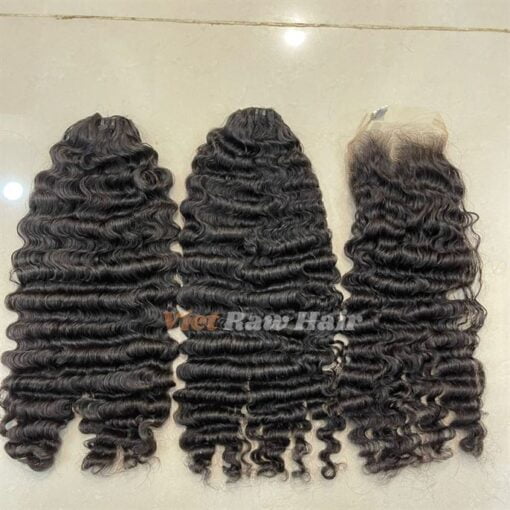 weft burmese curly 16 inches and hd lace 4x4 1