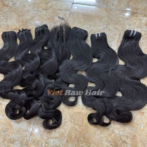 weft hair body wave 18 inches double drawn 3