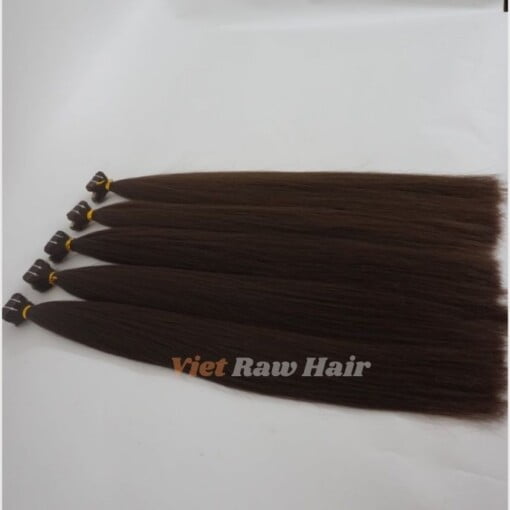 4 dark brown hair color tape in