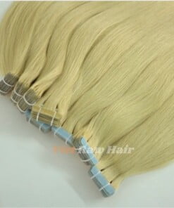 613 light blonde color tape hair extension
