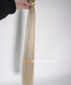 Alternative view of Ash Blonde #60 Nano Tip Human Hair Extension