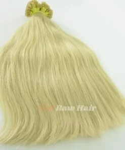 Alternative view of Blonde #613 Flat Tip Human Hair Extension