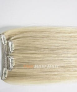 Blonde Straight Clip-in Hair Extension blonde clip in hair extension