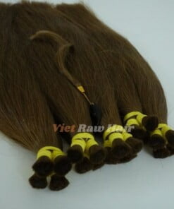 brown color 6 bulk hair extension vietnam