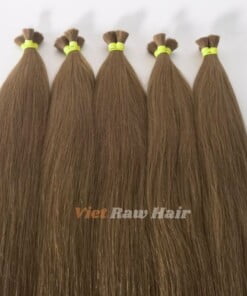 Light Brown #10 Straight Bulk Hair