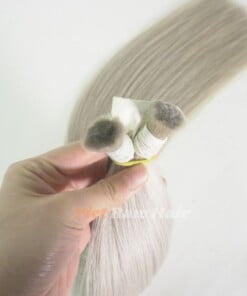 bulk hair extension color 60 white