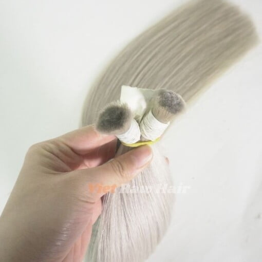 bulk hair extension color 60 white