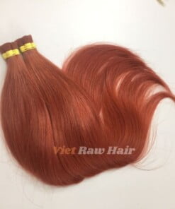 Red Copper Straight Bulk Hair