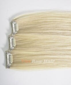 Blonde Straight Clip-in Hair Extension clip in hair blonde