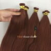 Mahogany (Wine Red) Straight Bulk Hair color 35 bulk hair extension vietnam
