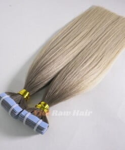 Alternative view of Ombre Ash Blonde #60 Tape In Extension