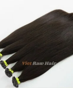 Natural Brown #2 V Tip Human Hair Extension
