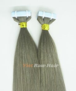 dark grey hair color tape in extension