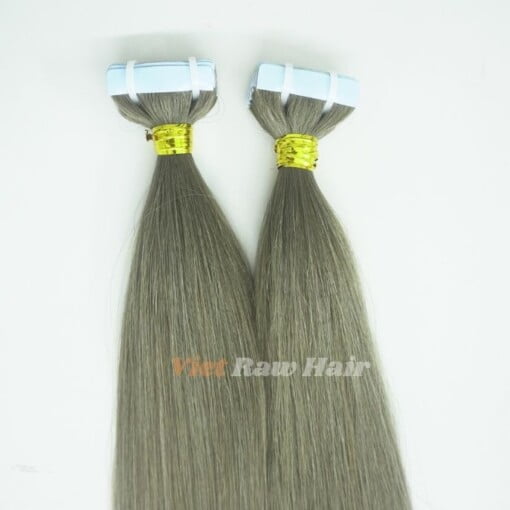 dark grey hair color tape in