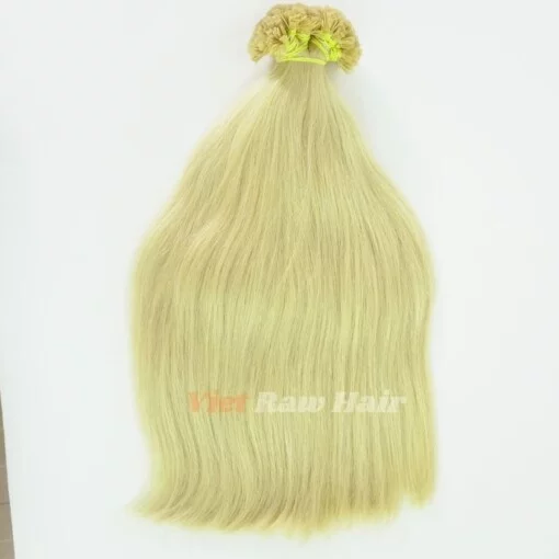 Blonde #613 Flat Tip Human Hair Extension