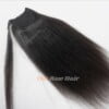 Yaki Straight Ponytail Human Hair Extension kinky straight hair ponytail extension
