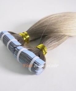 ombre blonde hair tape in extension