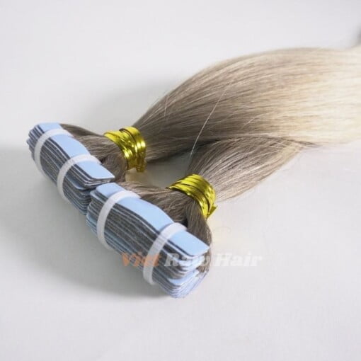 ombre blonde hair tape in