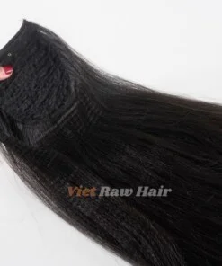Alternative view of Yaki Straight Ponytail Human Hair Extension