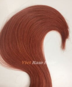 Red Copper Straight Bulk Hair red copper 130 hair color