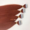 red copper 130 hair color tape in extension