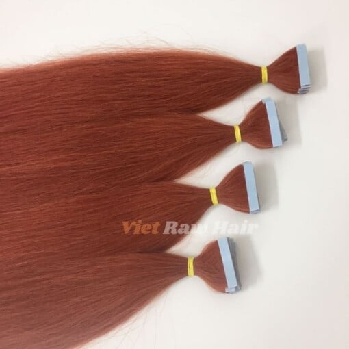 red copper 130 hair color tape in