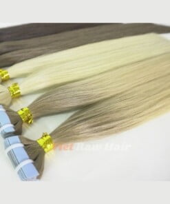 tape hair extension blonde