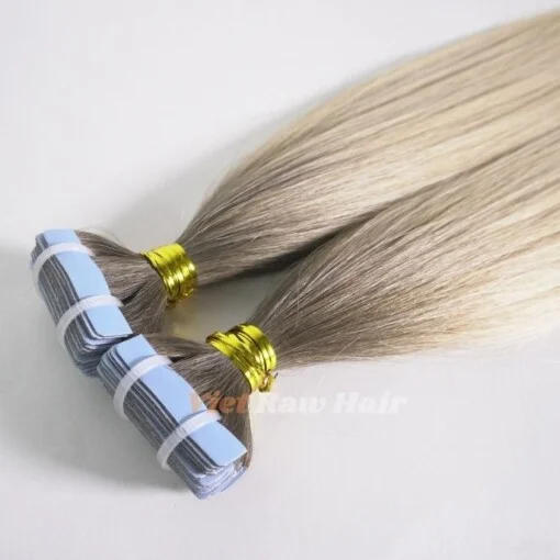 Ombre Ash Blonde #60 Tape In Extension - Image 3