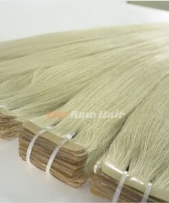 Ash Blonde #60 Tape In Hair Extension tape hair extension platinum blonde color