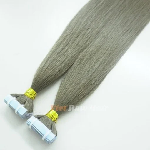 Dark Grey Tape In Hair Extension - Image 2