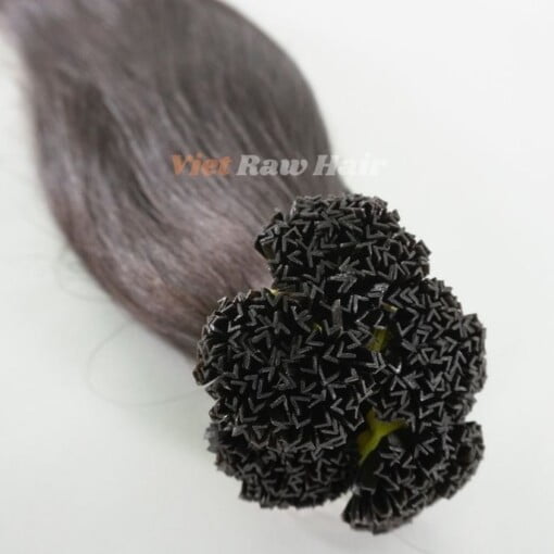 v tip hair extension 2 dark brown color