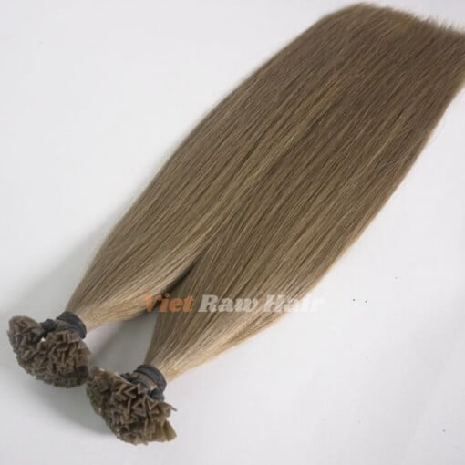 v tip hair extension cold brown color