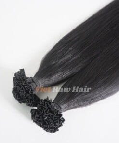 Black Color V Tip Human Hair Extension v tip hair extension jet black color