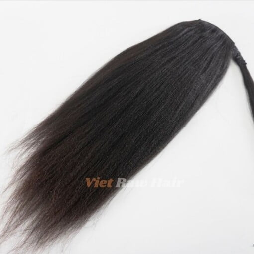 yaki straight hair ponytail