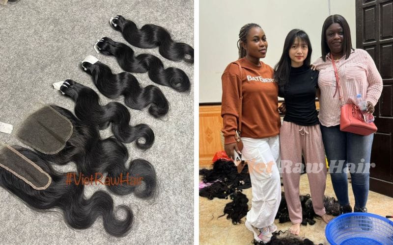24 Inch Body Wave Length Hair: How It Looks and How to Style It VietRaw Hair offers premium 24-inch body wave extensions